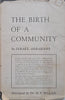 The Birth of a Community: A History of Western Province Jewry from Earliest Times to the End of the South African War, 1902 | Israel Abrahams