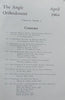The Angle Orthodontist (Vols. 34-35, 1964-1965)
