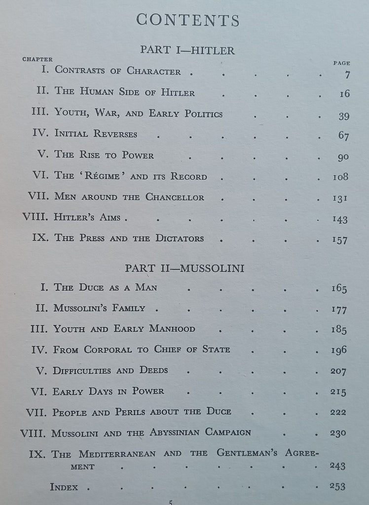 I Know These Dictators (On Hitler & Mussolini, Published 1937) | G ...