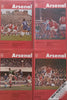 27 Arsenal Football Club Programmes for 1977-78 Season in Official Arsenal Folder, with Compliments Slip