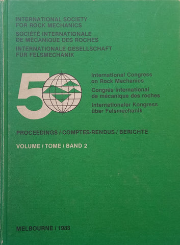 International Congress on Rock Mechanics: Proceedings, Vol. 2