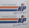 National Party 1987 Election Leaflet, with Small LP Record of Speech by P. W. Botha