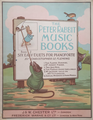 The Peter Rabbit Music Books: Six Easy Duets for Pianoforte (Book 2) | Christopher Le Fleming