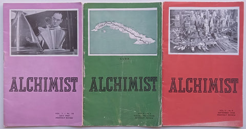 3 Volumes of the Alchimist Monthly Review (1947-1948)