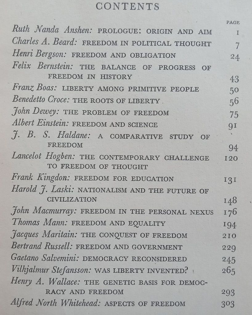 George R. Allen Freedom Journal Freedom: Its Meaning (Published 1942) | Ruth Nanda Anshen (Ed ...