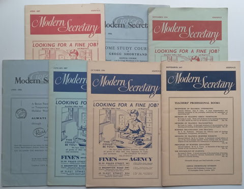 Modern Secretary (7 Issues, 1956-1957)