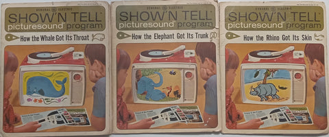 Show ’n Tell Picture and Sound Program (3 Issues, Published 1965, With Records and Slides)