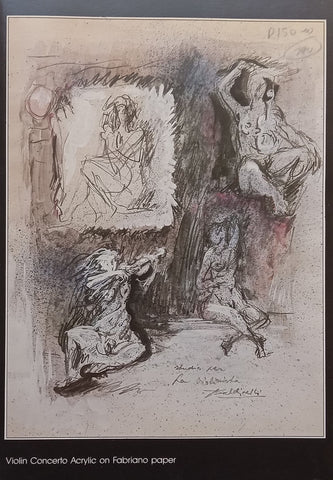 Armando Baldinelli: Paintings, Drawings, Mosiacs and Sculptures (Invitation to the Exhibition)