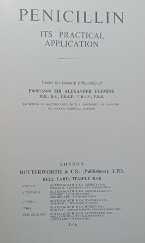 Penicillin: Its Practical Application | Professor Sir Alexander Fleming (Ed.)