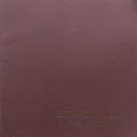 Edoardo Villa, 1985 to 1987 (Booklet to Accompany the Exhibition)