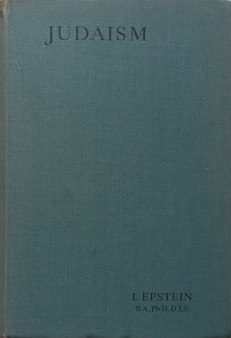 Judaism (Published 1939) | Rabbi I. Epstein