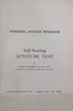 Personal Success Program Self-Scoring Aptitude Test | Joseph Speicher