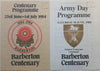 Centenary Programme & Army Day Programme for the Barberton Centenary, 1984 (2 Pamphlets)
