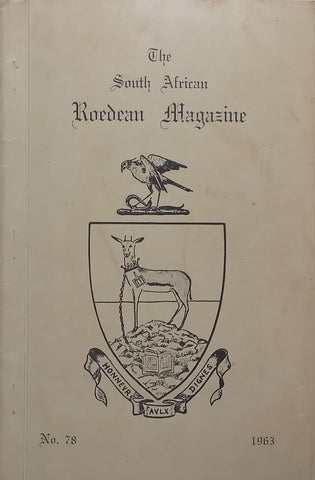 The South African Roedean Magazine (No. 78, 1963)