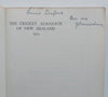 The Cricket Almanack of New Zealand, 1953 Season (Copy of SA Cricket Writer Louis Duffus) | Arthur H. Carman & Noel S. Macdonald