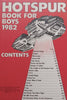 Hotspur Book for Boys 1982