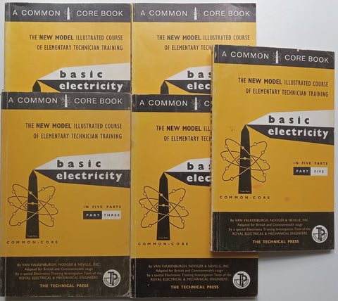 Basic Electricity: The New Model Illustrated Course of Elementary Technician Training (5 Vols.) | Van Valkenburgh, et al.