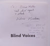 Blind Voices: A Collection of Radio Plays (Inscribed by Author, with CD) | Kobus Moolman