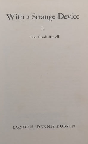 With a Strange Device | Erik Frank Russell