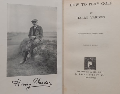 How to Play Golf (Published 1926) | Harry Vardon