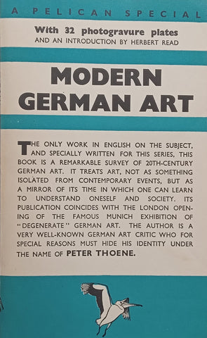 Modern German Art (With Protective Penguin Cover) | Peter Thoene