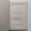 Birthright (Inscribed by Author) | Eustace Cluver