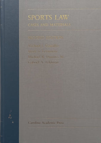 Sports Law: Cases and Materials (2nd Ed.) | Michael J. Cozzillio, et al.