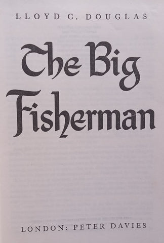 The Big Fisherman | Lloyd C. Douglas