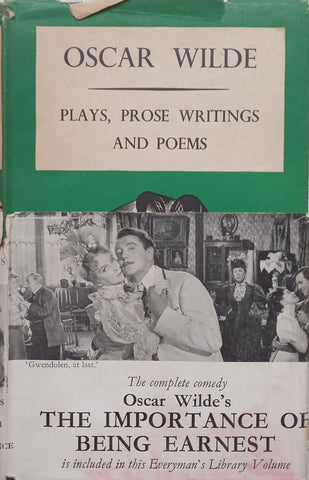 Plays, Prose Writings and Poems (With Part of Wrap-Around Band) | Oscar Wilde