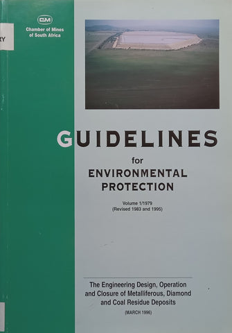 Guidelines for Environmental Protection, Vol. 1/1979 (Revised 1983 and 1995)