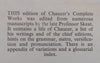 Complete Works | Geoffrey Chaucer