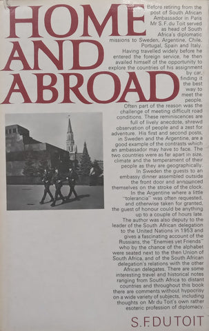 Home and Abroad | S. F. du Toit