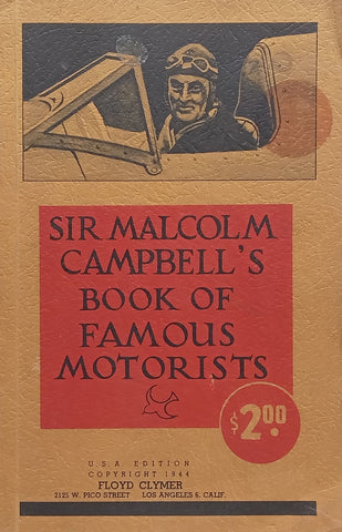 Sir Malcolm Campbell’s Book of Famous Motorists | R. S. Lyons
