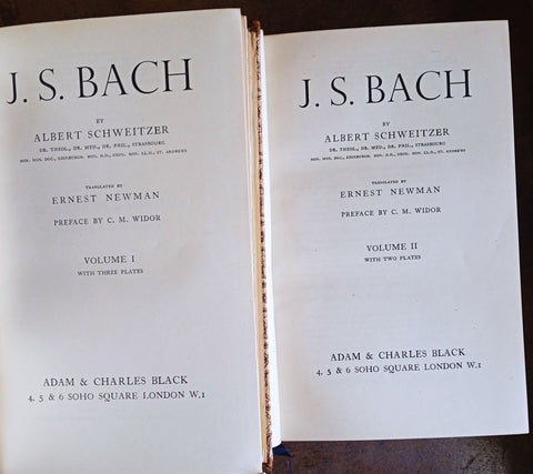 J.S. Bach (Two Volumes)| Albert Schweitzer