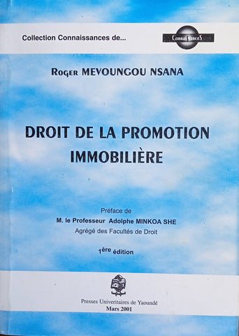 Droit De La Promotion Immobiliere | Roger Mevoungou Nsana