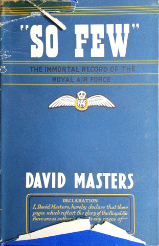 "So Few": The Immortal Record of the Royal Air Force | David Masters