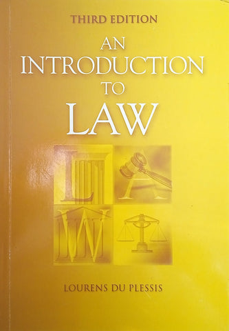 An Introduction to Law (Third Edition) | Lourens du Plessis
