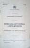 Minerale Navorsings, Bulletin No.4. Mineraal-Navorsingslaboratorium, Universiteit van Witwatersrand. Departement van Mynwese, Unie van Suid-Afrika