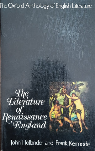 The Literature of Renaissance England | John Hollander and Frank Kermode