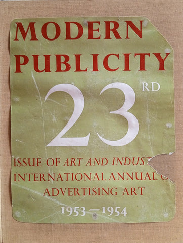 Modern Publicity 1953-1954 23rd Issue of Art & Industry's International Annual of Advertising Art | Frank A. Mercer (ed.)