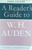 A Reader's Guide to W.H. Auden | John Fuller