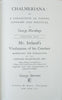 Eighteenth Century Shakespeare No. 23: Chalmeriana, Together with Mr. Ireland’s Vindication of his Conduct | George Hardinge; George Steevens