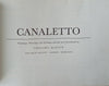 Canaletto: Paintings, Drawings and Etchings | Gregory Martin