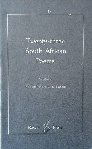 Twenty-Three South African Poems | Ridley Beeton & Walter Saunders (comp.)