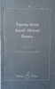 Twenty-Three South African Poems | Ridley Beeton & Walter Saunders (comp.)
