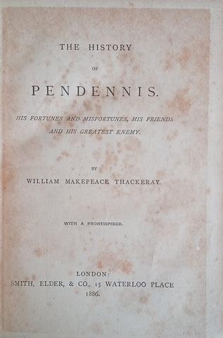 The History of Pendennis | William Makepeace Thackeray