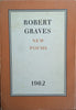 Robert Graves New Poems 1962 | Robert Graves