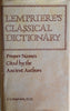 Lempriere's Classical Dictionary: Proper Names Cited by the Ancient Authors | J. Lempriere