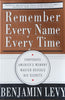 Remember Every Name Every Time | Benjamin Levy