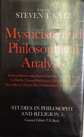 Mysticism and Philosophical Analysis | Steven T. Katz (ed.)